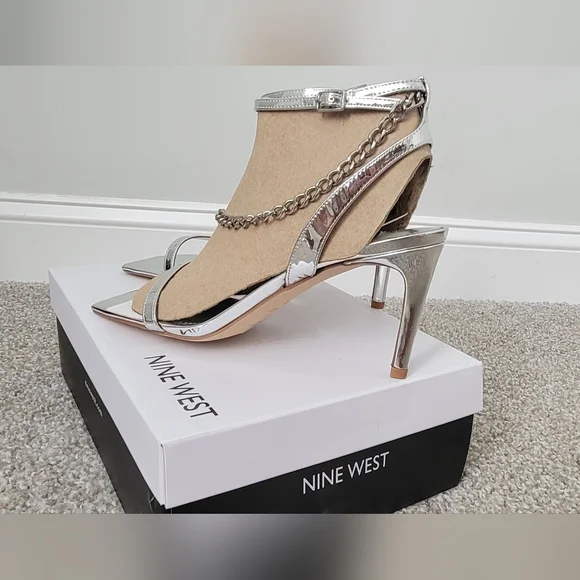 Nine West Women's Tallo Ankle Strap Dress Heels - Picture 4 of 7